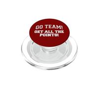 Go Team! Get All The Points Sarcastic Sports Humor PopSockets PopGrip for MagSafe