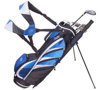 Go Thin Lizzy Stand Bag- Dual Strap - Black/Silver/Navy