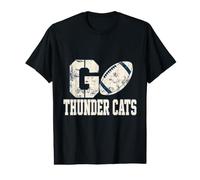 Go Thunder Cats Football Vintage Value Graphic T-Shirt