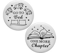 Go to Bed or One More Chapter Double-Sided Commemorative Coin, Stainless Steel Engraved Decision Coin for Family Fun, Cute Sheep and Book Design Kids Game Token with Polished Finish