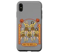 Go to Hell! Skull Cheerleader Retro Funny Adult Humor Case for iPhone XS Max