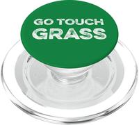 Go Touch Grass Gen Z Slang Reality Disconnect No Internet PopSockets PopGrip for MagSafe