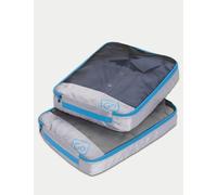 Go Travel 2 Pack Packing Cubes - Blue, Blue
