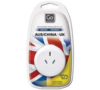 Go Travel Earthed AUS Australia and China to UK Travel Power Adaptor (Adapter Ref 560)
