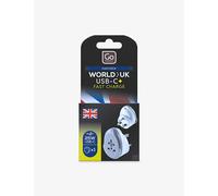 Go Travel World - UK USB-C Adaptor + (25W), White