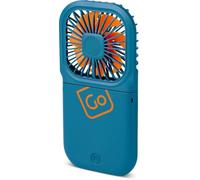 Go Travel Portable, Quiet & Powerful Ultra Compact Rechargeable Foldable Handheld or Desk Mini Fan with Emergency Powerbank (Ref 506.101)