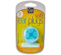 Go Travel Reusable Memory Foam Ear Plugs - 3 Earplug Pairs per Pack (Ref 427)