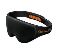 Go Travel Sleep Mask - Ultimate Comfort Soft Blackout Blindfold, Black | Blocks out light for deep, restful sleep on flights, at home or on night shifts - soft, contoured & adjustable. Ref 722.101.
