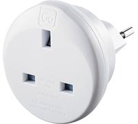 Go Travel UK to Swiss Earthed Compact Travel Adaptor (Adapter Ref 534)