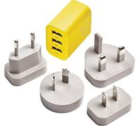 Go Travel Worldwide 3-Port USB-A Charger - Fast Mains Wall Charging