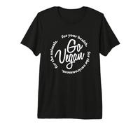 Go Vegan - Healthy Love Animals Vegetarian Peace Environment Premium T-Shirt