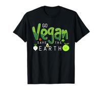 Go Vegan & Save The Earth T Shirt for Women Men & kids T-Shirt
