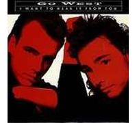 Go West - Go West I Want To Hear It From You 7" Chrysalis GOWP5 EX/VG 1987 poster sleeve
