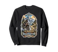 Go Wherever Your Imagination Takes You ADV Moto Rider Sweatshirt