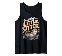 Go with the Flow Little Otter Sea Otter Wildlife Tank Top