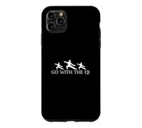 Go With The Qi Funny Chi Gong Exercises For A Qigong Lover Case for iPhone 11 Pro Max