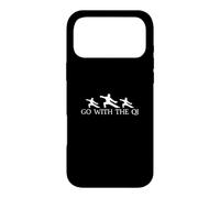 Go With The Qi Funny Chi Gong Exercises For A Qigong Lover Case for iPhone 17 Pro Max