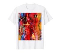 Go Within Abstract Typography Inspirational Art Value Graphic T-Shirt, Men, White, S