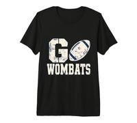 Go Wombats Vintage Football Team Spirit Premium T-Shirt