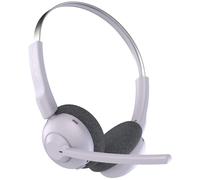 Go Work Pop Wireless Headsets with Microphone for Laptop, 50+ Hr Playtime Bluetooth PC Headset, Multipoint Connect to