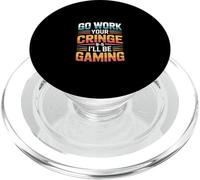 Go Work Your Cringe 9-5 I'll Be Gaming --- PopSockets PopGrip for MagSafe
