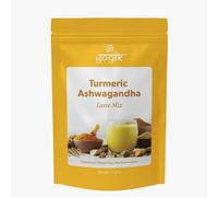 Go-Yogik Golden Turmeric Milk with Ashwagandha, Ceylon Cinnamon| Latte Mix -100g (50 Cups) | Lab tested for Heavy Metal |Gluten & Caffiene Free, Vegan, Unsweetened | Ayurvedic Goodness.