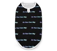 Go Your Own Way Print Pet Clothes T Shirt Pets Clothing Vests Tee Tops Dogs Costume Coat For Dog Cat XL
