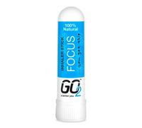 GO2 Inhaler Focus Stick - Essential Oils for Convenient On-The-Go Use - 100% Natural, Synthetic-Free and Cruelty-Free (1ml Tube)