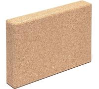 Go4Cork Premium Cork Yoga Block - Slim | 8 x 12 x 2" | Non-Toxic, Alternative to Foam Yoga Bricks | Odorless, Soft, Non-Slip, Wedge | Yogi Gift Accessories | Yoga, Pilates & Meditation | Eco Friendly