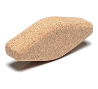 Go4Cork PremiumCork Yoga Egg Block - Oval | 11 x 4 x 3" | Unique Shape for Comfort Grip | Non-Toxic, Alternative To Foam | Odorless, Soft, Non-Slip, Hypoallergenic | Sustainable & Eco Yogi Gift