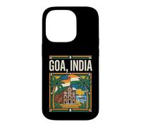 Goa India Flag Beach Basilica Travel Graphic Case for iPhone 14 Pro