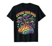 Goa Trance Psychedelic Mushrooms Trippy Festival Rave Goa T-Shirt