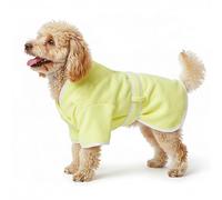 GoaePode Dog Bathrobe Dog Drying Coat Adjustable Microfiber Dog Towel Robe Absorbent & Quick-Drying Dog Robe Pet Bathrobe with Strap and Buckle Fastening Design for Bath Swimming (M)