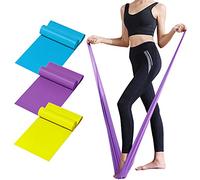 CoutureBridal Resistance Bands,Professional Exercise Bands Long Natural Latex Elastic Bands, Perfect for Strength Training,Physical Therapy,Yoga,Pilates,Stretching (Multicolor (Blue+Purple+Yellow))