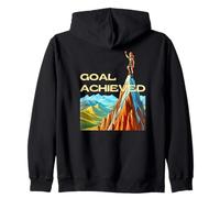 Goal Accomplished Time to Celebrate Zip Hoodie