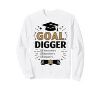 Goal Digger Graduation Checklist Design Sweatshirt