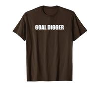 Goal Digger T-Shirt, Men, Brown, S