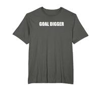 Goal Digger T-Shirt, Men's Big and Tall, Asphalt, 3X Tall