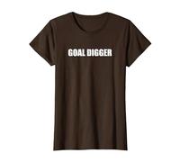 Goal Digger T-Shirt, Women, Brown, S