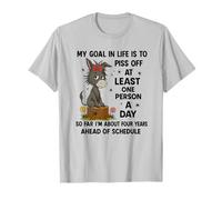 goal in life is to piss off at least one person funny donkey T-Shirt