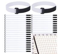 Goal Net Straps - 50 Pieces Soccer Goal Net Post Straps | Soccer Attachment Tie | Easy Install Easy to Use Holding Balls Placement Ties,for Outdoor Field Gym Coaching Playground