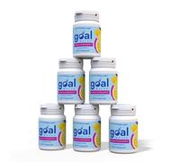 GOAL Water Flavoured Hydration Tablets with Vitamins and Electrolytes - Water Flavouring Drops - Multivitamin Effervescent - Zero Sugar - Vitamin B, C, D, E, Zinc (Mango & Passionfruit | 180 Tablets)