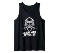 Goalie Mode Activated Ice Hockey Goalie Mask Tank Top