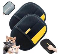 Goalintent Pet Hair Glove, Goalintent Pet Hair Remover Electrostatic Gloves, Double-Sided Goal Intent Hair Removal Glove, Animal Fur Removal Tool for Couch, Furniture, Carpet, Car Seat (2pcs,B)
