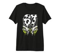 Goalkeeper 67 Soccer Number Funny Meme Joke Premium T-Shirt