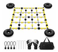 Goalkeeper Ball Deflector Training Mat, Floor Matrix Kit | Eva Floats, 2.8 X 2 M or 2 X 1.6 M, Reflex Drills, 4 Water Bags