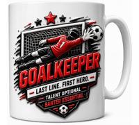 Goalkeeper Last Line First Hero Football Gift Mug