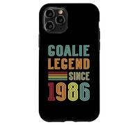 Goalkeeper Legend 1986 Sports Goal 40th Birthday Goalie Case for iPhone 11 Pro