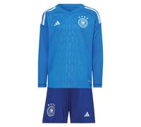 Goalkeeper Mini Kit Kids Blue 2022-2023 Germany Home Soccer Football Outfit