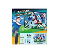 (Goalkeeper model + 1 silent football) Indoor golf toy Velcro football light flying dart interactive toy